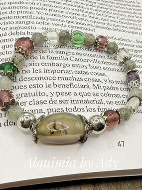 Alquimia Bracelet – Labradorite + Amid Siege & Stars